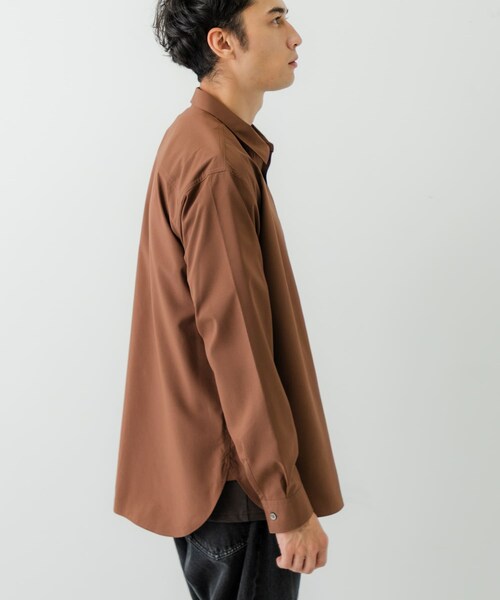 URBAN RESEARCH（アーバンリサーチ）の「Typewriter Washed Shirts（シャツ/ブラウス・メンズ・OFF/BEIGE/BROWN/NAVY・M/L）」の15枚目の写真