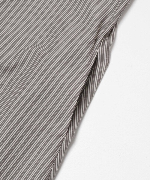 URBAN RESEARCH ROSSO（アーバンリサーチロッソ）の「『WEB限定』『UR TECH Smart Linen Touch』イージーリネンシャツワンピース（ワンピース・レディース・BRN STRIPE/NAVY・Free）」の2枚目の写真