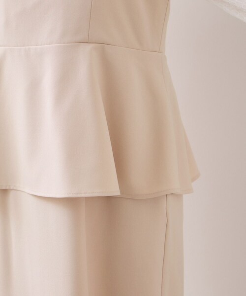 VIS（ビス）の「【WEB限定】美easyコンフォートツイルペプラム切替キャミワンピース/イージーケア・UVケア（ワンピース・レディース・グレー/ベージュ/ネイビー・F）」の22枚目の写真