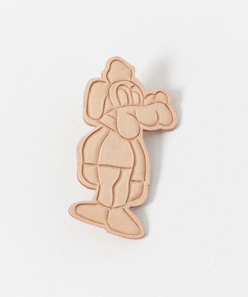 URBAN RESEARCH（アーバンリサーチ）の「SEVEN BY SEVEN　LEATHER CARVING PINS G（ブローチ/コサージュ・メンズ・010 BLACK/040 BEIGE・Free）」の8枚目の写真