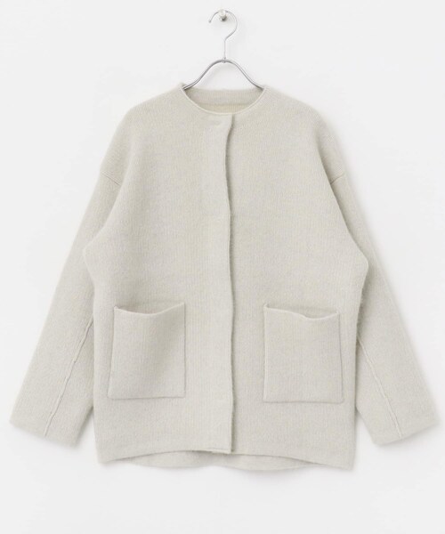 URBAN RESEARCH ROSSO（アーバンリサーチロッソ）の「エアリーニットジャケット（カーディガン/ボレロ・レディース・L/GRAY/YELLOW/MOCHA・FREE）」の17枚目の写真