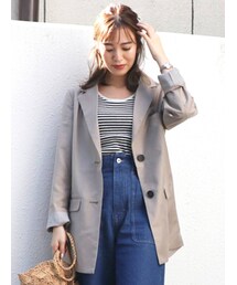 dazzlin | シングルボタンテーラージャケット【セットアップ着用可能】(テーラードジャケット)