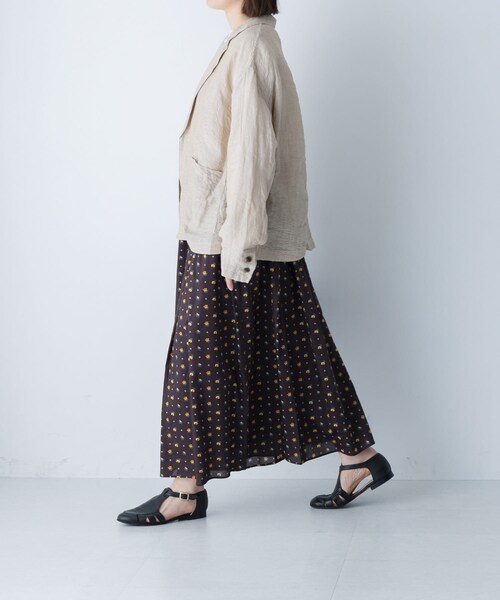 かぐれ（カグレ）の「リバティプリントスカート（スカート・レディース・Clio/Garden/Poppy/Dunclare・FREE）」の9枚目の写真