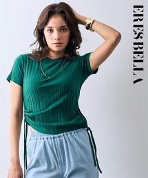 nissen | ドロストカットソープルオーバー【ERES BELLA】(Tシャツ/カットソー)