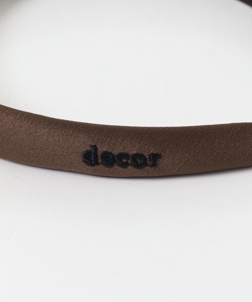 URBAN RESEARCH(アーバンリサーチ)の「decor『デコール』 SATIN HEADBAND(カチューシャ・レディース・BLACK/BROWN・-)」の12枚目の写真