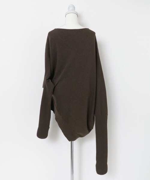 LAATO（ラート）の「square knit pullover（ニット/セーター・レディース・ネズミ/チョコレート/フラミンゴ・Free）」の11枚目の写真