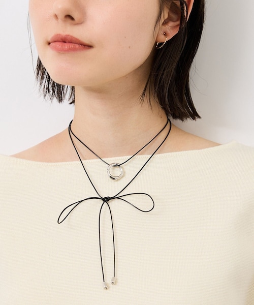 ROPE' PICNIC(ロペピクニック)の「マルチWAYサークルトップコードネックレス(ネックレス・レディース・ゴールド/シルバー・F)」の1枚目の写真