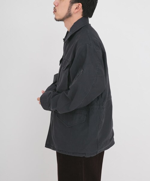 EKAL（エカル）の「nonnative　TROOPER JKT COTTON BACK SATIN VW WITH WINDSTOPPER（ブルゾン・メンズ・BLACK/OLIVE/NAVY・2/3）」の6枚目の写真
