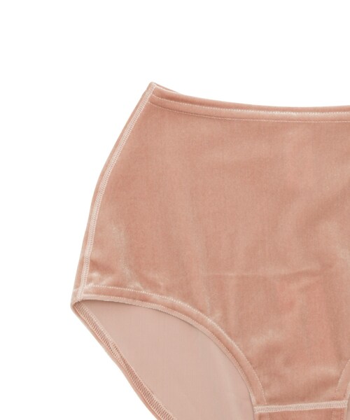 ADAM ET ROPE'（アダムエロペ）の「【SIMONE WILD】VELVET PANTY（ショーツ・レディース・チャコール/ベージュ/ライトグリーン/ピンク・F）」の11枚目の写真