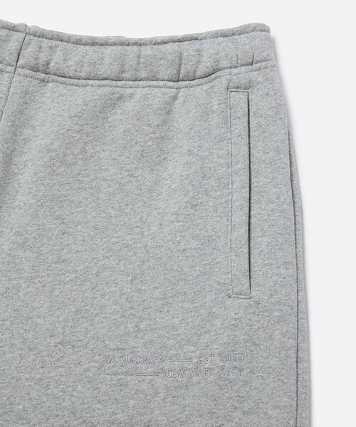 Saturdays NYC(サタデーズ ニューヨークシティ )の「AUSTIN SWEATSHORT(その他パンツ・メンズ・ブラック/グレー/ネイビー・L/M/S/XL/XS)」の20枚目の写真