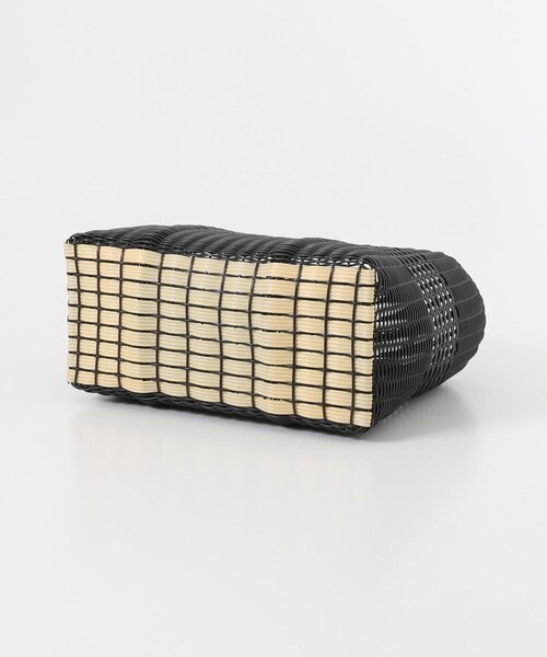 URBAN RESEARCH ROSSO（アーバンリサーチロッソ）の「PALOROSA　LACE SMALL TOTE（かごバッグ・レディース・24 PALM/02 BLACK/26 CARAMEL/29 ROSE・-）」の8枚目の写真