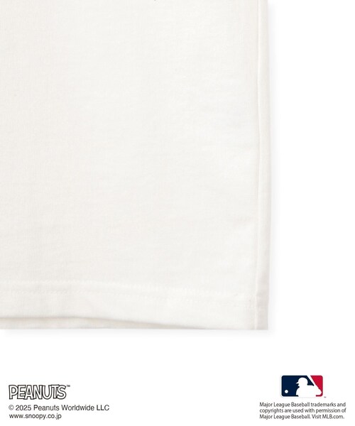 ROPE' PICNIC（ロペピクニック）の「【PEANUTS×MLB COLLECTION by ROPE' PICNIC】ロングスリーブTee（Tシャツ/カットソー・レディース・ホワイト/ホワイト系/ベージュ・F）」の18枚目の写真