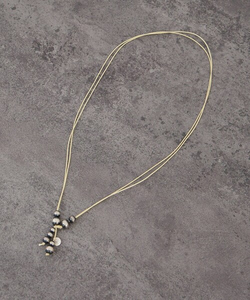 ADAM ET ROPE'(アダムエロペ)の「【J'aDoRe・店舗限定】【ERICKA NICOLAS BEGAY】コード×シルバーボールネックレス(ネックレス・レディース・その他・F)」の7枚目の写真