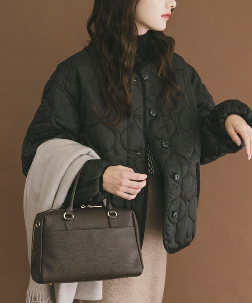 ITEMS URBANRESEARCH（アイテムズ アーバンリサーチ）の「瓢箪キルト中綿ブルゾン（その他アウター・レディース・ECRU/KHK/BLK・FREE）」の13枚目の写真