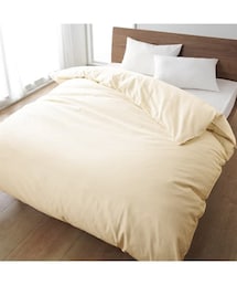 nissen | 綿１００％サテン織り掛け布団カバー(寝具)