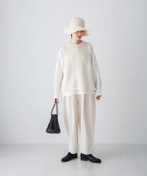 かぐれ（カグレ）の「ドリルルーズサルエルパンツ（その他パンツ・レディース・NATURAL/BEIGE・0/1）」の8枚目の写真