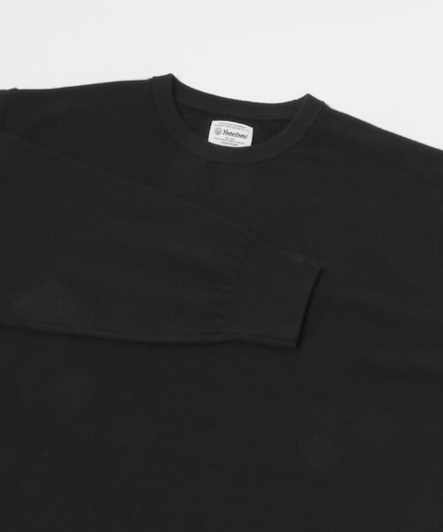 URBAN RESEARCH（アーバンリサーチ）の「Yonetomi　Spiber NEW BASIC KNIT PULLOVER（ニット/セーター・メンズ・24ORANGE/14BLACK/63NAVY・3/4）」の7枚目の写真