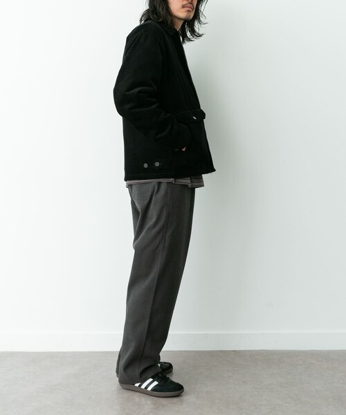 URBAN RESEARCH Sonny Label（アーバンリサーチサニーレーベル）の「裏起毛ユーティリティイージーパンツ（その他パンツ・メンズ・ブラック/チャコール/ブラウン/チャコール2・M/L）」の19枚目の写真