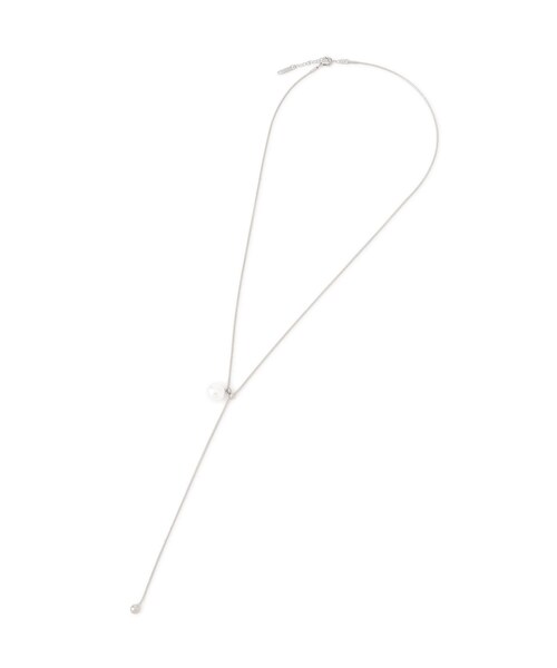 ROPE' PICNIC(ロペピクニック)の「ステンレスビッグパールスライドY字ネックレス(ネックレス・レディース・ゴールド/シルバー・F)」の10枚目の写真