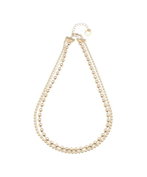 LAGUNAMOON（ラグナムーン）の「ミックスボールチェーンネックレス（ネックレス・レディース・シルバー/ゴールド・F）」の10枚目の写真