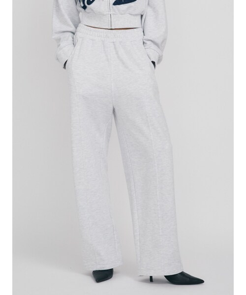 GYDA（ジェイダ）の「ボリュームワイドスウェットパンツ【SETUP着用可】（スウェットパンツ・レディース・グレー/ブラック/ベージュ/ライトグレー・F）」の22枚目の写真