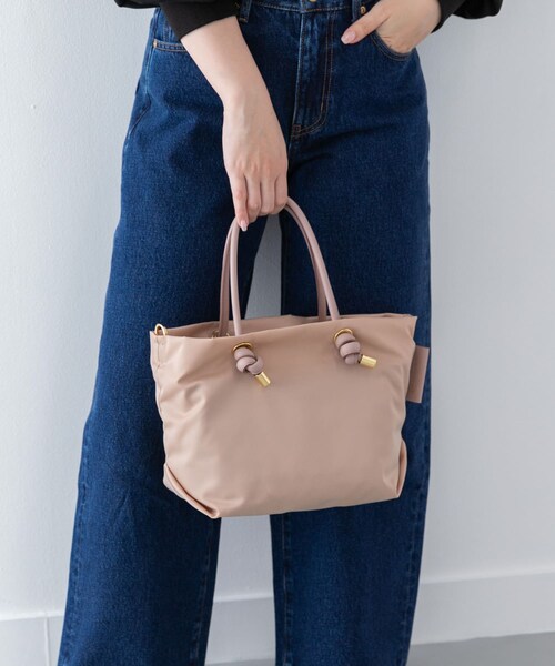 URBAN RESEARCH Sonny Label（アーバンリサーチサニーレーベル）の「VIOLAd’ORO　BIANCA V-2174（ハンドバッグ・レディース・taupe×blk/blk×taupe/pinkbeige・one）」の3枚目の写真