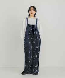 KBF | ベロアサロペット(その他パンツ)