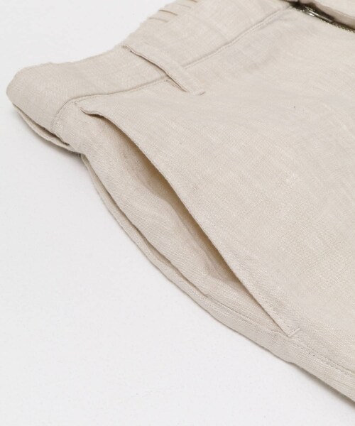 URBAN RESEARCH DOORS（アーバンリサーチドアーズ）の「シルケットリネン イージートラウザー（その他パンツ・メンズ・ECRU/BROWN/INK BLACK・S/M/L）」の6枚目の写真
