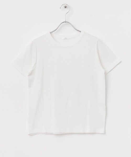 ITEMS URBANRESEARCH（アイテムズ アーバンリサーチ）の「チビテレコTシャツ（Tシャツ/カットソー・レディース・GRN/WHT/CHA・FREE）」の7枚目の写真