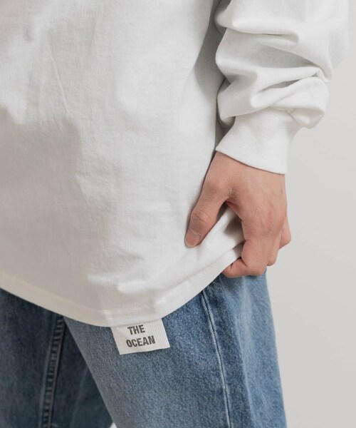 THE GOODLAND MARKET（ザグッドランドマーケット）の「That’s　RE the Long Tee (Earth)（Tシャツ/カットソー・メンズ・BK/WH・M/L/XL）」の7枚目の写真