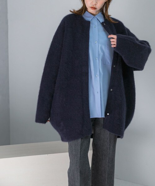 URBAN RESEARCH ROSSO（アーバンリサーチロッソ）の「『別注』ELENDEEK×ROSSO　CN RACCOON MIX WCD（カーディガン/ボレロ・レディース・D.MIX/L.MIX・1/2）」の17枚目の写真