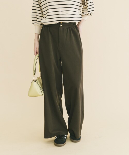 ITEMS URBANRESEARCH（アイテムズ アーバンリサーチ）の「ワイドイージーパンツ（その他パンツ・レディース・BEG/BRN/BRD・Free）」の11枚目の写真