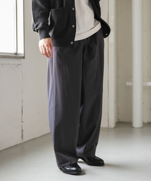 URBAN RESEARCH DOORS（アーバンリサーチドアーズ）の「FORK&SPOON　TRイージートラウザー（その他パンツ・メンズ・CHARCOAL/NAVY・4/5）」の12枚目の写真
