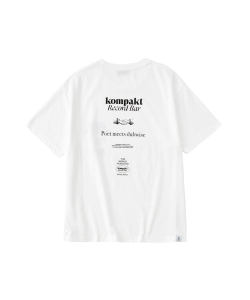 bonjour records（ボンジュールレコーズ）の「POET MEETS DUBWISE/ポエトミーツダブワイズ KOMPAKTRECORD BAR+PMD LOOSEFIT T-Shirt（Tシャツ/カットソー・レディース・ブラック/ホワイト・L/M/XL）」の9枚目の写真