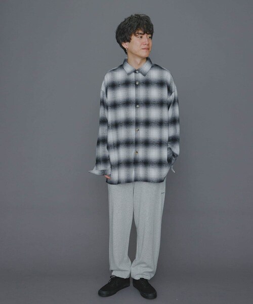 SENSE OF PLACE by URBAN RESEARCH（センスオブプレイスバイアーバンリサーチ）の「『ユニセックス』Uiscel　ヘビーウエイトジョガースウェットパンツ（スウェットパンツ・レディース・OATMEAL/TOP GRAY・M/L）」の7枚目の写真