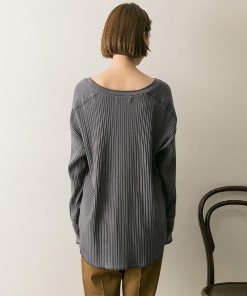 URBAN RESEARCH（アーバンリサーチ）の「パターンメッシュチュニック（チュニック・レディース・PINK/IVORY/BROWN/INKBLACK・FREE）」の15枚目の写真