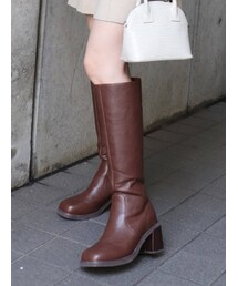 MURUA | ラウンドロングブーツ(ブーツ)