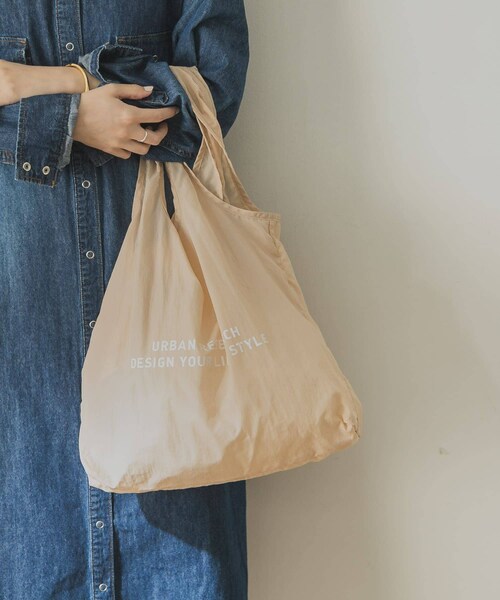 URBAN RESEARCH(アーバンリサーチ)の「パッカブルエコバッグ(その他雑貨・メンズ・BEIGE/BORDEAUX/KHAKI/GREGE/BLACK・FREE)」の3枚目の写真