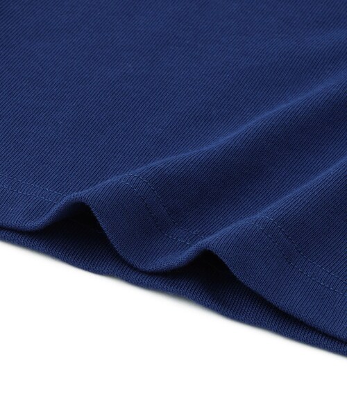 ADAM ET ROPE'（アダムエロペ）の「【HOMME girls×FRUIT OF THE LOOM】Long Sleeve Polo（ポロシャツ・レディース・ネイビー・S）」の12枚目の写真