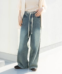 KBF | 『2サイズ展開』ドローストリングデニム(デニムパンツ)