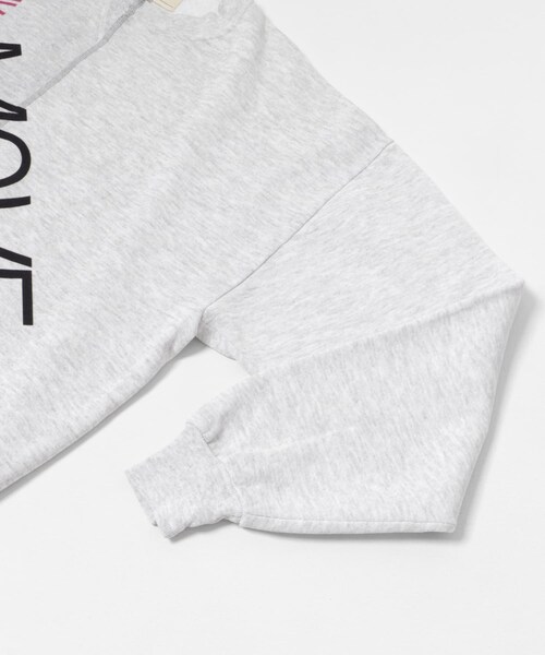 THE GOODLAND MARKET（ザグッドランドマーケット）の「77circa　make MOVE print sweat top（スウェット・レディース・gray1/black1/black2/gray2/navy1/navy2・one）」の15枚目の写真