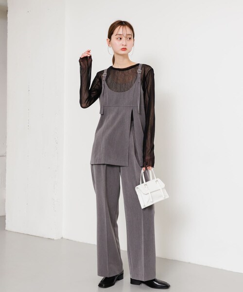 SENSE OF PLACE by URBAN RESEARCH(センスオブプレイスバイアーバンリサーチ)の「デニムショルダーバッグ(ショルダーバッグ・レディース・L.INDIGO/OFF WHITE・one)」の15枚目の写真