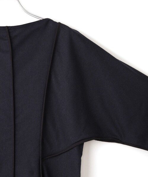 ADAM ET ROPE'(アダムエロペ)の「【Baserange(ベースレンジ)】NIKA DRESS(ドレス・レディース・ネイビー・XS)」の15枚目の写真