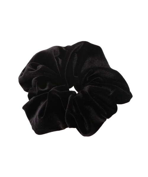 LAGUNAMOON（ラグナムーン）の「ベロアボリュームシュシュ（シュシュ・レディース・ブラック/ピスタチオ/ベージュ・F）」の3枚目の写真