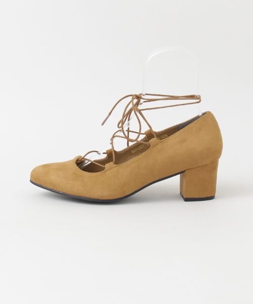 SENSE OF PLACE by URBAN RESEARCH（センスオブプレイスバイアーバンリサーチ）の「レースアップヒールパンプス∴（パンプス・レディース・BLACK/CAMEL・36/37/38）」の7枚目の写真