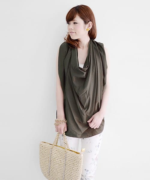 URBAN RESEARCH ROSSO（アーバンリサーチロッソ）の「2WAYシャツ（シャツ/ブラウス・レディース・P/BEG/CCL・FREE）」の4枚目の写真