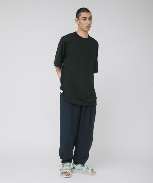 EKAL(エカル)の「『別注』NANGA×EKAL CAVET-SHIRTS(Tシャツ/カットソー・メンズ・グレー杢/ブラック・M/L)」の6枚目の写真