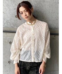 EMODA | アームカーブスタンドシャツ(シャツ/ブラウス)