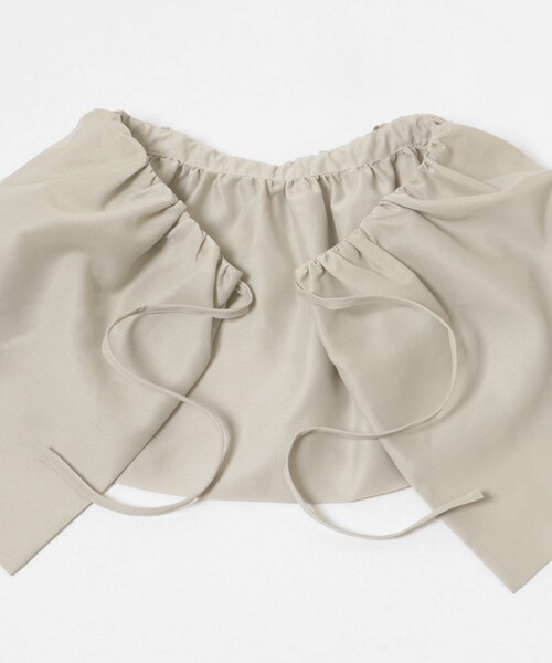 小物 AMOMENTO Shirring Organza Belt Skirt AMOMENTO(アモーメント)のSHIRRING ORGANZA BELT SKIRT通販