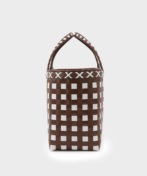 ROPE'（ロペ）の「【PA LI（パリ）】MARKET BASKETS ｜SMALL（かごバッグ・レディース・ダークブラウン・F）」の3枚目の写真